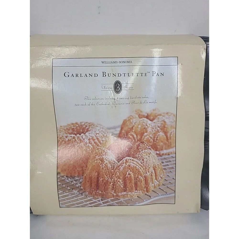 Williams-Sonoma Garland Bundtlette Pan 6 One-cup New